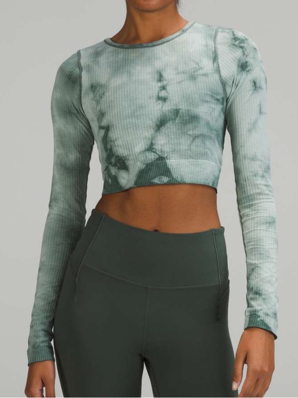 NWT Lululemon Ebb to Street Long Sleeve Marble Dye / Tie-Dye